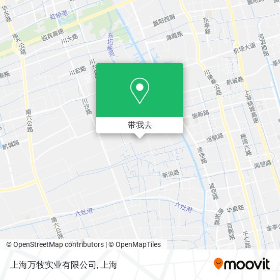 上海万牧实业有限公司地图
