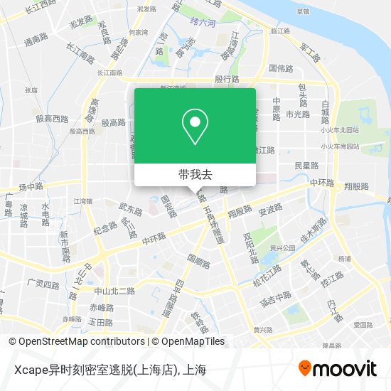 Xcape异时刻密室逃脱(上海店)地图