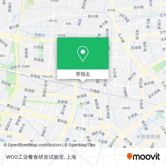 WOO工业餐食研发试验室地图