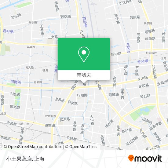 小王果蔬店地图