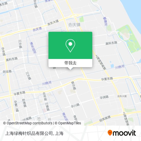 上海绿梅针织品有限公司地图