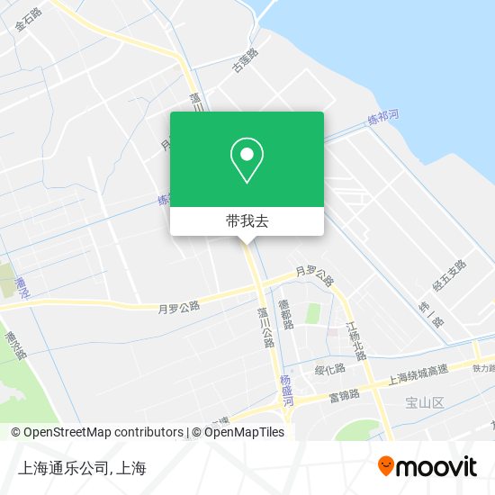 上海通乐公司地图