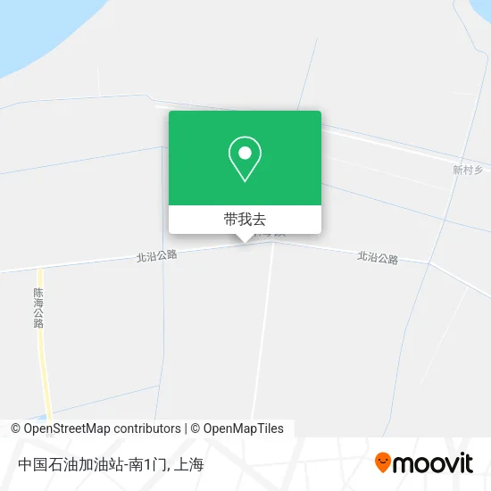 中国石油加油站-南1门地图