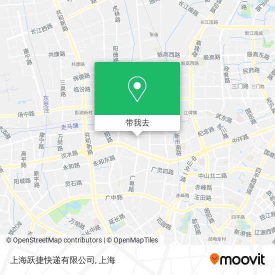 上海跃捷快递有限公司地图