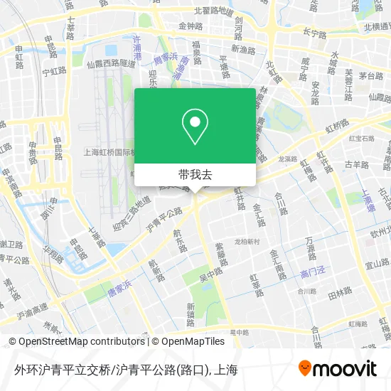 外环沪青平立交桥/沪青平公路(路口)地图