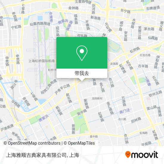 上海雅顺古典家具有限公司地图