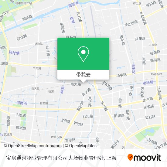 宝房通河物业管理有限公司大场物业管理处地图