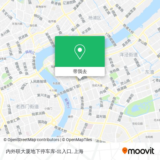 内外联大厦地下停车库-出入口地图