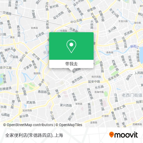 全家便利店(常德路四店)地图