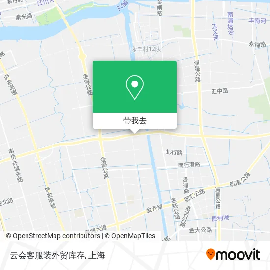 云会客服装外贸库存地图