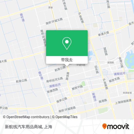 新航线汽车用品商城地图