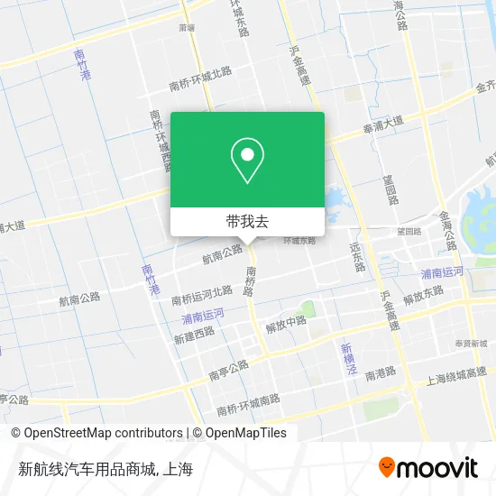新航线汽车用品商城地图