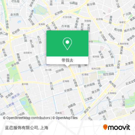 蓝恋服饰有限公司地图