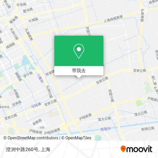 澄浏中路260号地图