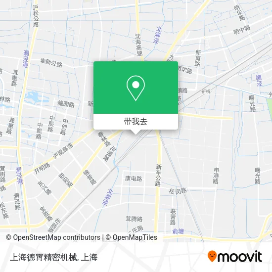 上海德霄精密机械地图