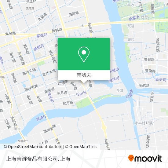 上海菁涟食品有限公司地图