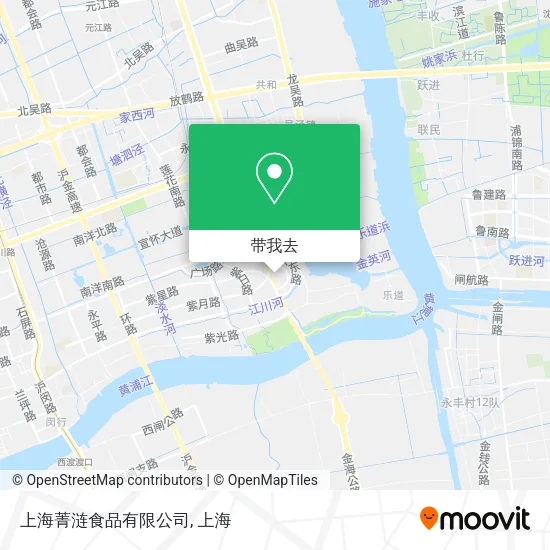 上海菁涟食品有限公司地图
