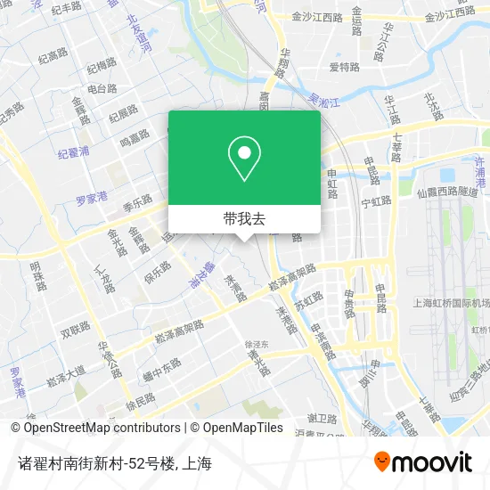 诸翟村南街新村-52号楼地图