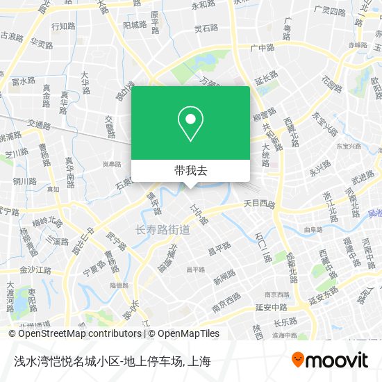 浅水湾恺悦名城小区-地上停车场地图