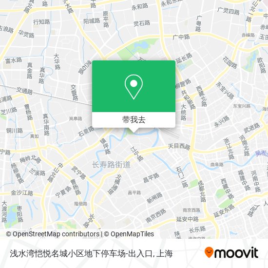 浅水湾恺悦名城小区地下停车场-出入口地图