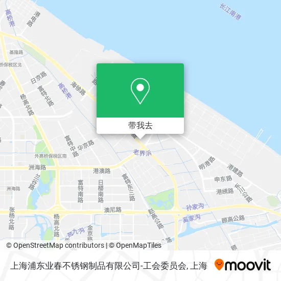上海浦东业春不锈钢制品有限公司-工会委员会地图