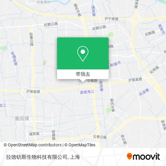 拉德钫斯生物科技有限公司地图