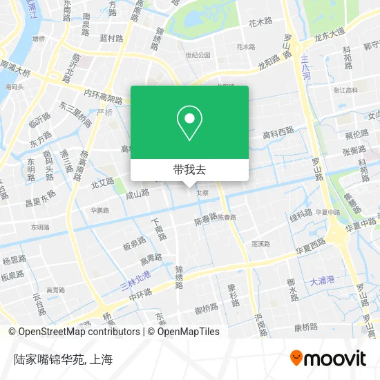陆家嘴锦华苑地图