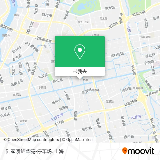 陆家嘴锦华苑-停车场地图