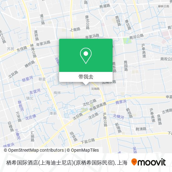 栖希国际酒店(上海迪士尼店)(原栖希国际民宿)地图