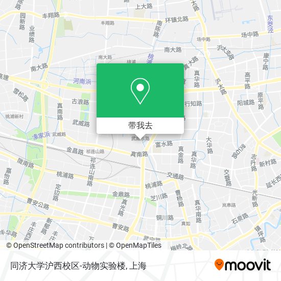 同济大学沪西校区-动物实验楼地图
