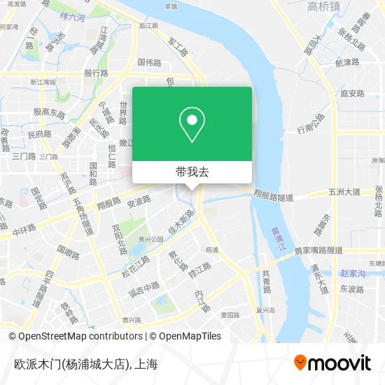 欧派木门(杨浦城大店)地图