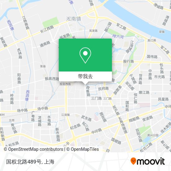 国权北路489号地图