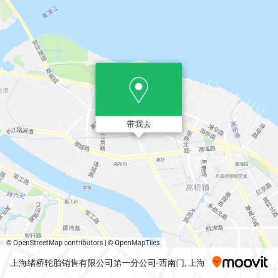 上海绪桥轮胎销售有限公司第一分公司-西南门地图
