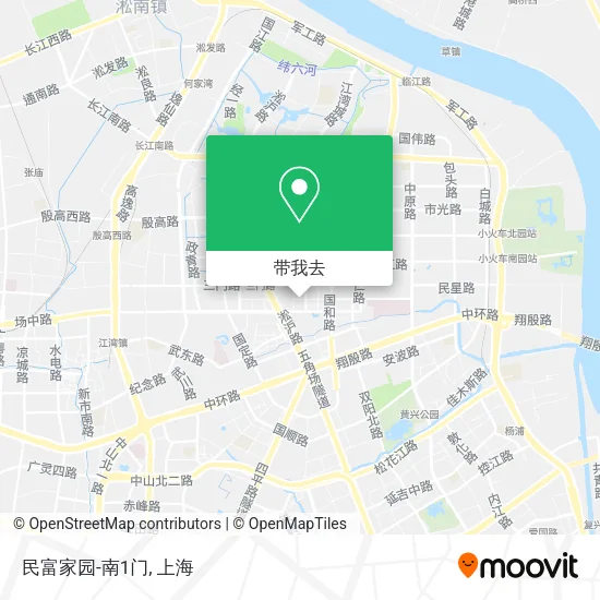 民富家园-南1门地图