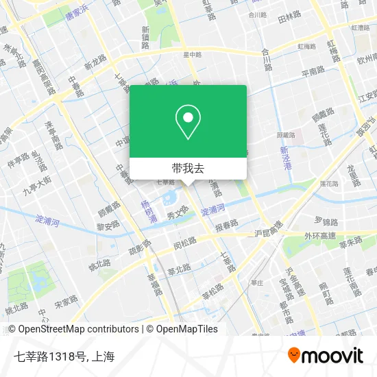 七莘路1318号地图