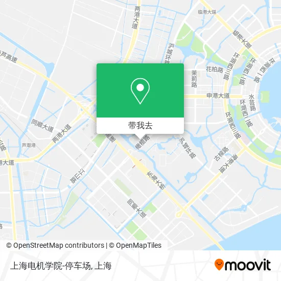 上海电机学院-停车场地图