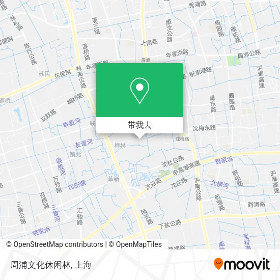 周浦文化休闲林地图