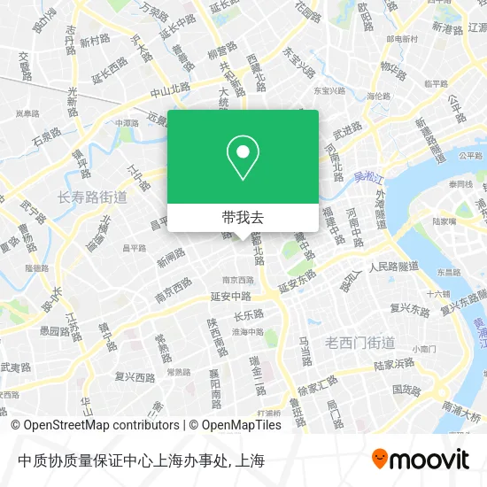 中质协质量保证中心上海办事处地图