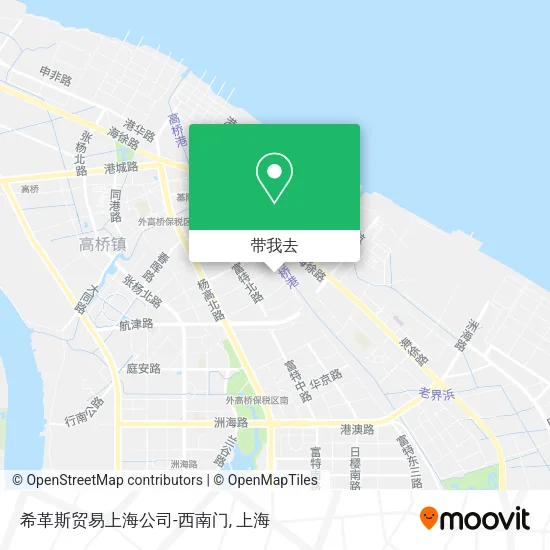 希革斯贸易上海公司-西南门地图