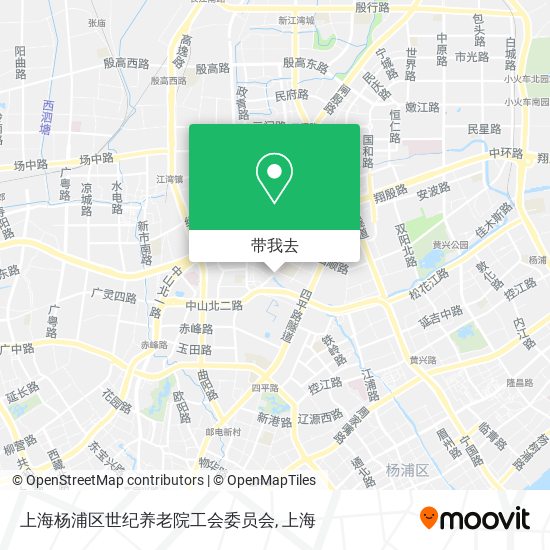 上海杨浦区世纪养老院工会委员会地图