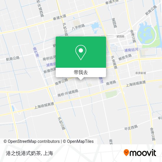 港之悦港式奶茶地图