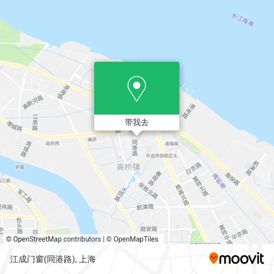 江成门窗(同港路)地图