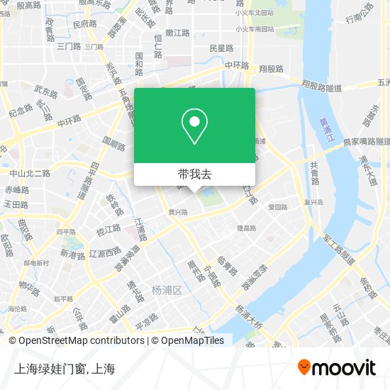 上海绿娃门窗地图