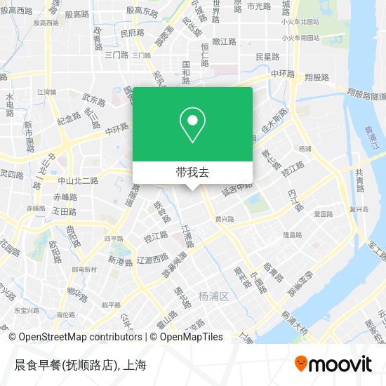 晨食早餐(抚顺路店)地图