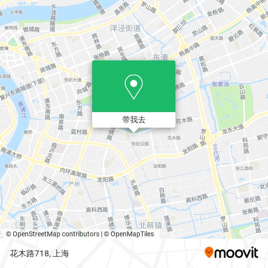 花木路718地图