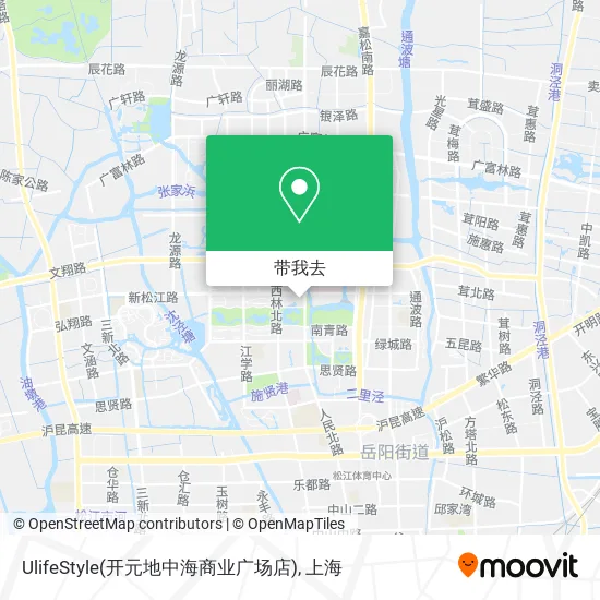 UlifeStyle(开元地中海商业广场店)地图