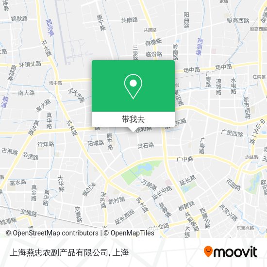上海燕忠农副产品有限公司地图