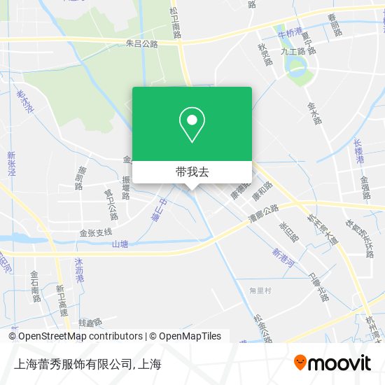 上海蕾秀服饰有限公司地图