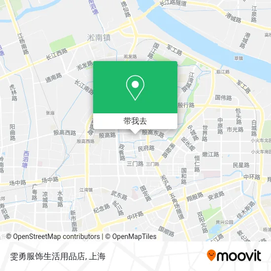 雯勇服饰生活用品店地图