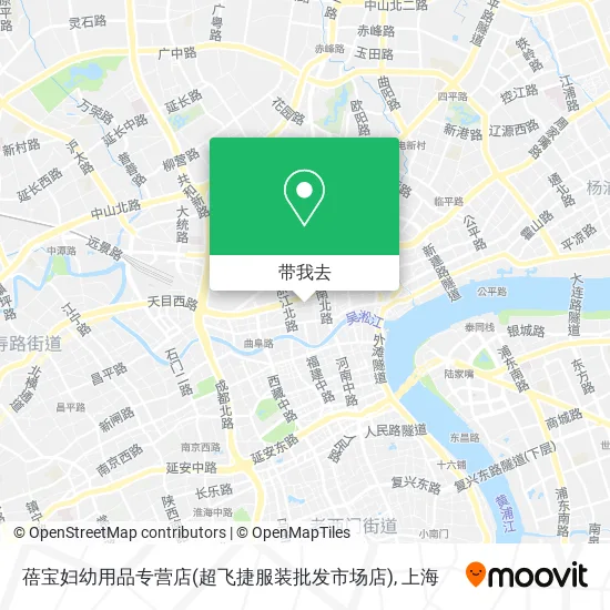 蓓宝妇幼用品专营店(超飞捷服装批发市场店)地图